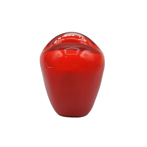 Teleflora Gift Votive Candle Holder Heart Shaped Red Cased Glass - Picture 2 of 7